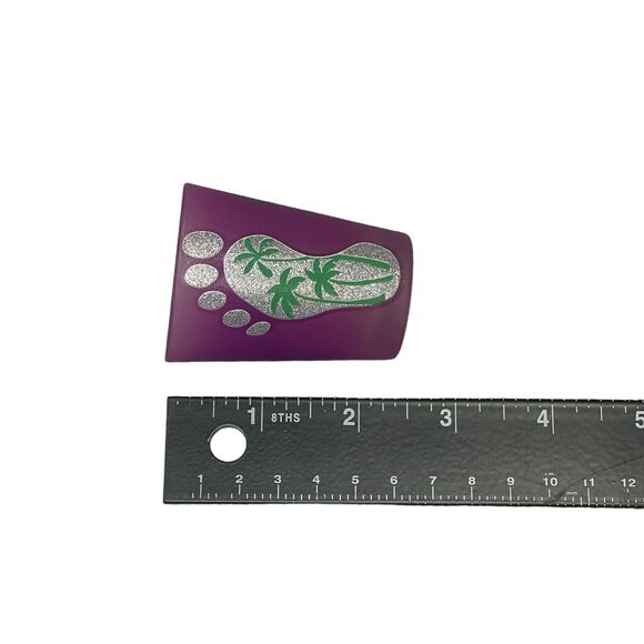 Coastal Charm Flagler Beach Inspired Purple Shot Glass - Picture 7 of 7